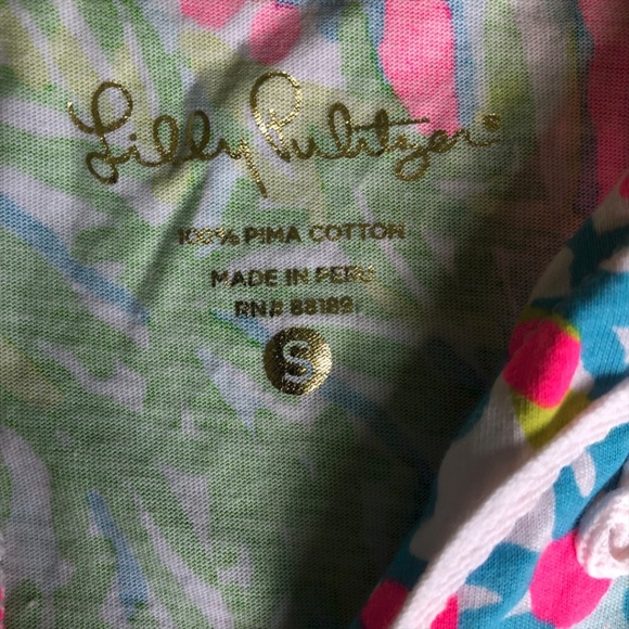 Lilly Pulitzer "Brewster" Pink Tee-Shirt Dress - Picture 5 of 8